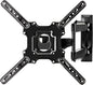 Full Motion Wall Mount for 32-60 Inch Screens, Swivel, Tilt & Extend, Articulating Mount Bracket for LED LCD OLED 4K Displays Up to 77 lbs, VESA 400x400, Space-Saving Adjustable Wall Mount