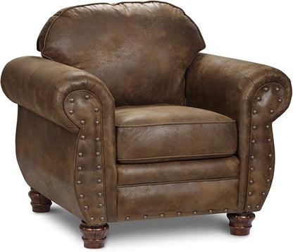 American Furniture Classics Sedona 4-Piece Microfiber Sofa Set in Brown