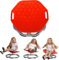Special Supplies Spinning Chair for Kids- Versatile Kids Sit and Spin Sensory Chair for Training Body Coordination - Sensory Swivel Chair for Playroom, Bedroom, or Nursery (Red)