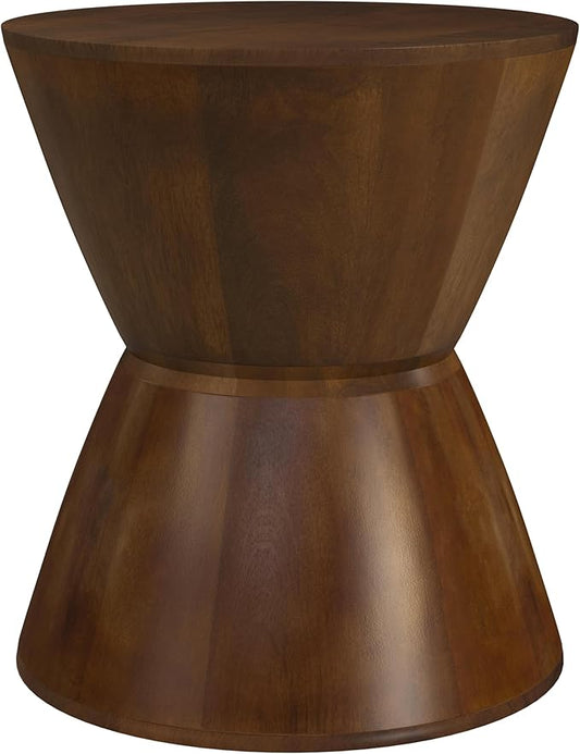 Walnut Mango Wood End/Side Round Table
