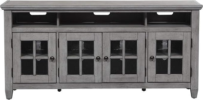 Liberty Furniture Industries Heartland Entertainment TV Stand, Antique White
