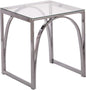 SEI Furniture Stevenly End Table, Chrome