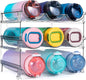 Water Bottle Organizer for Cabinet, 3 Pack Water Bottle Organization and Storage Shelf, Plastic Water Bottle Holder Rack for Fridge, Kitchen, Desktop