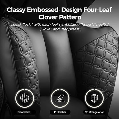 COMHOMA Big and Tall Office Chair 400LBS Wide Ergonomic Gaming Chair with Deluxe Embossing Designed Leather with Foot Rest,150°Reclining Adjustable Armrests Pocket Spring Back Support and Pillow