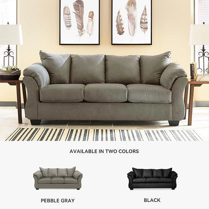 Signature Design by Ashley Darcy Casual Plush Sofa, Grayish Brown