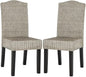 SAFAVIEH Home Collection Odette Grey Wicker Dining Chair