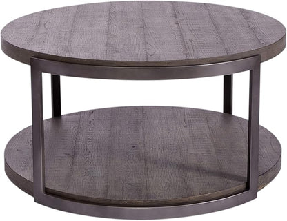 Modern View Round Cocktail Table