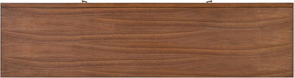 Furniture of America Forma Mid-Century Modern 70-inch TV Stand with Storage Cabinet and 3 Cable Holes, Entertainment Center Console for Living Room, Bedroom, Guest Room, Walnut