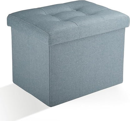 Ottoman Storage Ottoman Foot Rest Stool Foldable Bench with Storage Student Dormitory Bedroom and Entryway 17 X 13 X 13