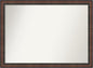 Amanti Art White Bathroom Mirror for Over Sink, 30x41 Cabinet White Narrow Rectangle Vanity Mirror, X-Large Modern Frame, Hangs Horizonally and Vertically, Bathroom Wall Decor, Non-Beveled Edge