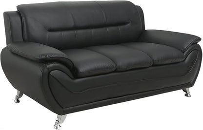 Container Furniture Direct Michael Sofa and Chair Set Black