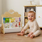Wood Kids Bookshelf, Montessori Bookshelf,Suitable Kids Rooms, Nursery & Classroom, Toddler Book Rack, Nursery Book Shelves, Kids Bookcase, The Perfect Nursery Organizer
