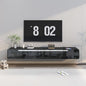 CENOVE High Gloss Floating TV Stand with 3 Doors,70.8'' Wall Mounted TV Cabinet,Under TV Console,Floating Media Shelft for Bedroom Living Room(Black