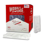 WOBBLE WEDGES Flexible Plastic Shims - Leveling Shims for Home Improvement, Furniture Levelers, Table, and Toilet for Leveling - Made in USA Plastic Wedges Shim for Appliances (Clear, 30-Pack)