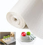 Beautysaid Shelf and Drawer Liner for Kitchen Cabinet, Non Adhesive Non Slip Shelf Paper Waterproof Washable Thickened for Dresser Pantry Shelve Bathroom Protector Liner(White,23.6 in x 20 FT)