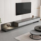 Mid-Century Modern Extendable Entertainment Center with 3 Drawers,TV Stand Adjustable from 78.7" to 130",TV Cabinet for Living Room,Grey