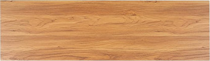 SAFAVIEH Aino TV Stand for up to 60" Flatscreen – Oak Brown, 2 Sliding Doors with Interior Storage, 1 Open Shelf, Entertainment Media Console (MED9619D)