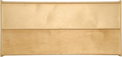 2-Shelf Kids Bookshelf & Toy Storage Organizer | 3-Section Montessori Shelves for Home & Classroom Organization & Storage
