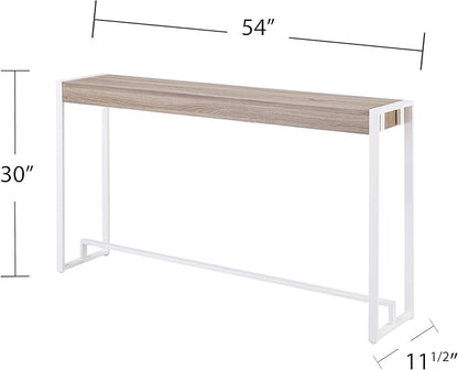 Holly & Martin Macen Console Tables Online - Mocha Gray with White Tables