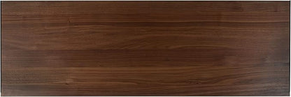 SAFAVIEH Couture Terrance TV Stand for up to 65" Flatscreen – Walnut Brown, 2 Doors with Interior Storage, 2 Open Shelves, Entertainment Media Console (SFV6047B)
