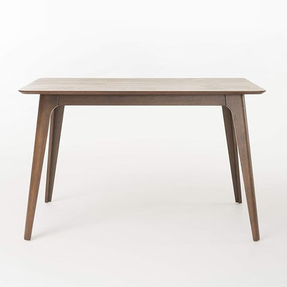 Christopher Knight Home Idalia 50" Rectangular Dining Set, 5-Pcs Set, Natural Walnut / Mint