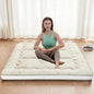 Dr.Futon Japanese Floor Futon Mattress Extra Thick Folding Roll Up Bed Topper Mat for Guest,Lounger and Tavel
