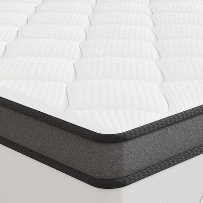 ELEMUSE 3 Inch Full Memory Foam Mattress Topper, High Density Gel Foam Bed Toppers with Cooling Pillowtop for Back Pain Relief, Medium Firm Mattress Pad for Comfort Body Support