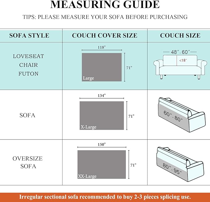 STACYPIK Jacquard Non Slip Sofa Cover for Dogs, Washable Dark Gray Couch Cover for Pets, Chenille Couch Covers for Sectional, Tassels Furniture Protector for 2 Cushion Sofa Throw Blankets-71X118IN