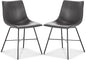 Poly and Bark Paxton Dining Chair, Set of 2 Grey