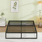 EMODA 12 Inch Full Size Bed Frame Heavy Duty Metal Platform No Box Spring Needed, Easy Assembly Noise Free, Black