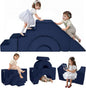 MeMoreCool Foam Climbing Toddler Couch, Modular Kids Sofa with Slide & Stair, Convertible Baby Couch for Playroom, Sectional Furniture for Crawling, Climbing, and Kids’ Play