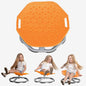 Special Supplies Spinning Chair for Kids- Versatile Kids Sit and Spin Sensory Chair for Training Body Coordination - Sensory Swivel Chair for Playroom, Bedroom, or Nursery (Orange)