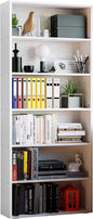 IRONCK Bookshelves and Bookcases Floor Standing 6 Tiers Display Storage Shelves 70 in Tall Bookcase Home Decor Furniture for Home Office, Living Room, Bed Room
