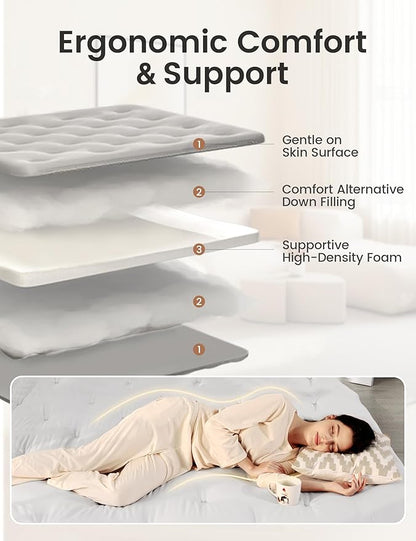 Syrinx Japanese Floor Futon Mattress, Foldable Tatami Sleeping Pad for Adults & Kids, Roll-Up Floor Bed or Bench Cushion