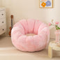 Pumpkin Bean Bag Sofa Chair, Bean Bag Chair with Filler for Teens, Kids, Toddler, Comfy and Lazy Sofa for Dorm, Apartment, Living Room and Bedroom, Pink