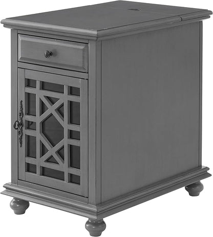 Martin Svensson Home Elegant, Grey Chairside End Table (810078)