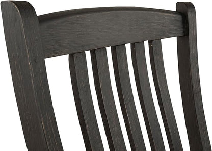 Signature Design by Ashley Tyler Creek 20" Dining Room Upholstered Chair, 2 Count, Antique Black
