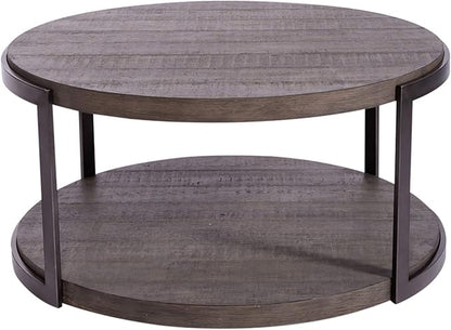 Modern View Round Cocktail Table