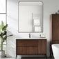 Bathroom Mirror, Wall Mirrors, Black Metal Framed Wall-Mounted Mirrors, Bathroom Vanity Mirror for Over Sink, Living Room, Bedroom, Entryway, 30x40 Inch, Black
