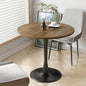 Wood Round Table Modern Dining Table Tulip Round Kitchen Table Wooden Mid Century Coffee Table for Living Room 31.5 inch