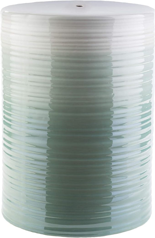 Artistic Weavers Reese Modern Ombre Garden Stool 18" H x 13" W x 13" D, Seafoam