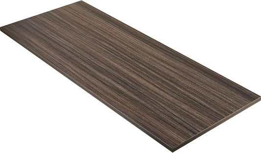 Kaboon Universal Tabletop 45"x20", Solid One-Piece Melamine Table Top, L-Desk Floating Desk DIY, Home and Office, Eucalyptus