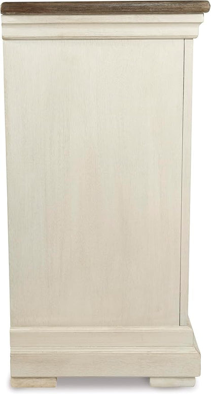 Signature Design by Ashley Bolanburg French Country Dining Room Server, Two-tone White & Brown