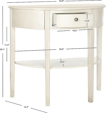 SAFAVIEH American Homes Collection Abram White Birch Console Table