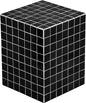 JONATHAN Y END2000L Callista 18" Modern Bohemian Ceramic Tiled Rectangle End Table, Side Table, Accent Table for Living Room, Bedroom, Black/White
