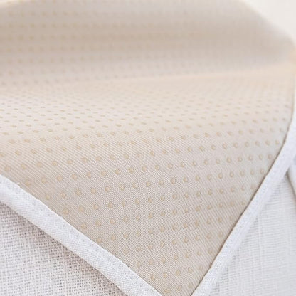 STACYPIK Waterproof Ivory White Sofa Covers Couch Cover for Pets, Anti-Cat Scratch Furniture Protector or 2 Cushion Couch, Washable Jacquard Recliner Loveseat Sofa Slipcover for Pets, Kids-71X90IN
