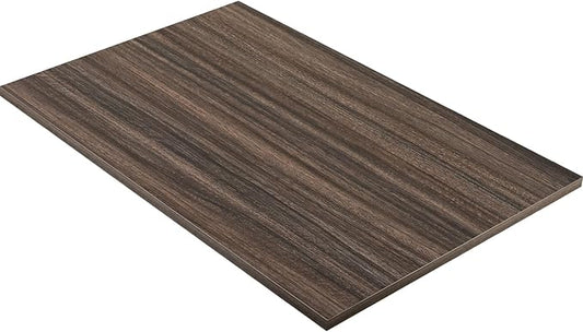 Kaboon Universal Tabletop 36"x20", Solid One-Piece Melamine Table Top, Double L Floating Desk DIY, Home and Office,Eucalyptus