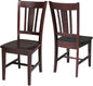 International Concepts San Remo Splat Back Chair, Java