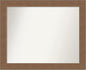 Amanti Art Grey Bathroom Mirror for Over Sink, 27x33 Alta Brown Grey Rectangle Vanity Mirror, Large Country Rustic Frame, Hangs Horizonally and Vertically, Bathroom Wall Decor, Non-Beveled Edge