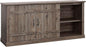 Sauder Entertainment Credenza, Pebble Pine Finish